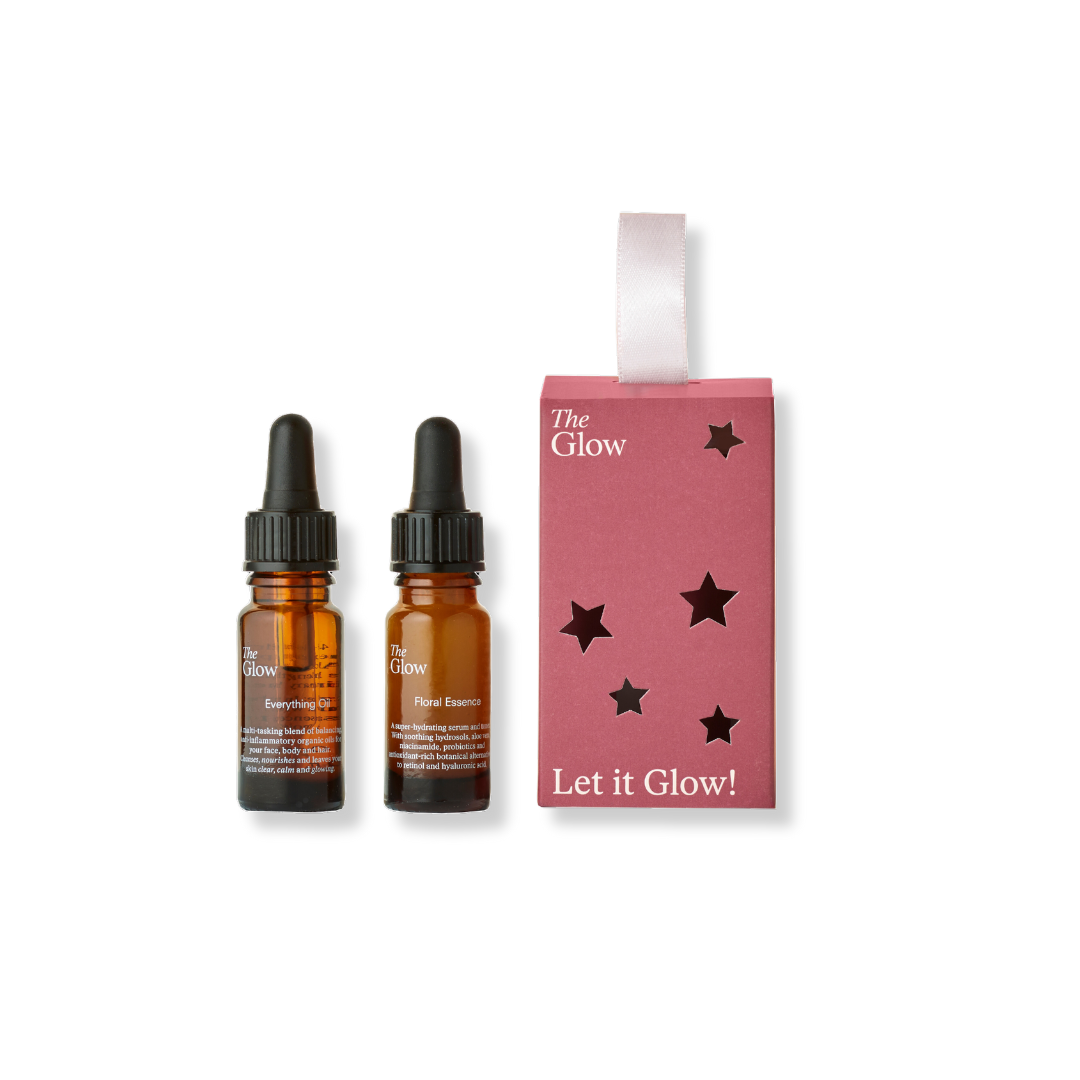 Let it Glow! Christmas Ornament serums oils face