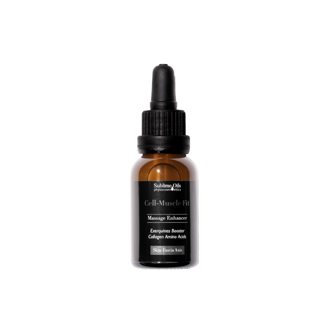Cell-Muscle Fit de Sublime Oils activa el tono muscular y devuelve al rostro una firmeza viva.