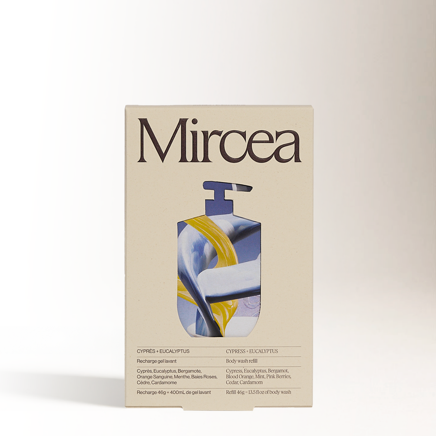El refill Cypress & Eucalyptus prolonga el ritual con su aroma vegetal, limpio y profundamente revitalizante.