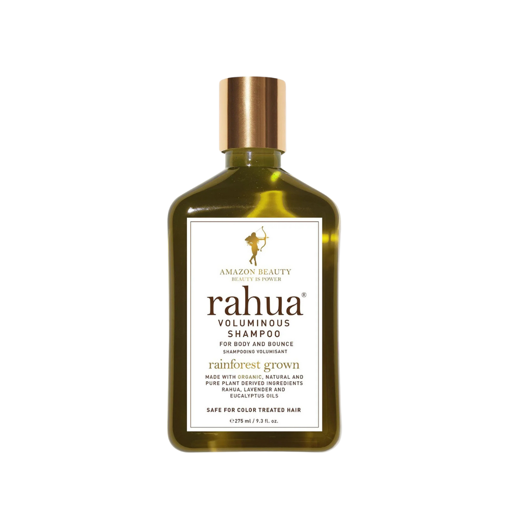 Voluminous Shampoo de Rahua, champú botánico que purifica, aporta volumen y prolonga la frescura del cabello.