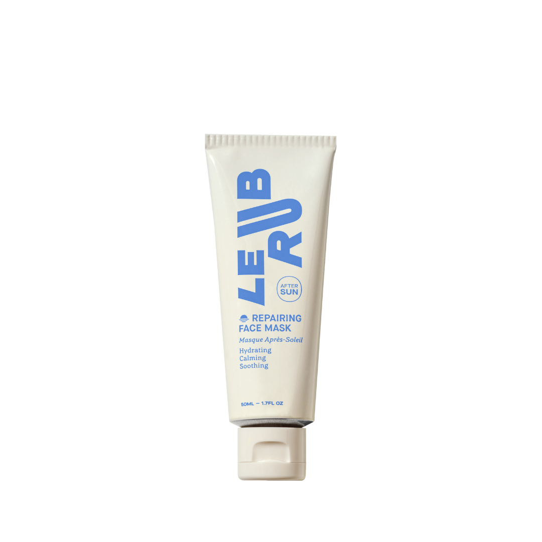 Tubo de Repairing Face Mask de Le Rub, mascarilla facial calmante y reparadora.