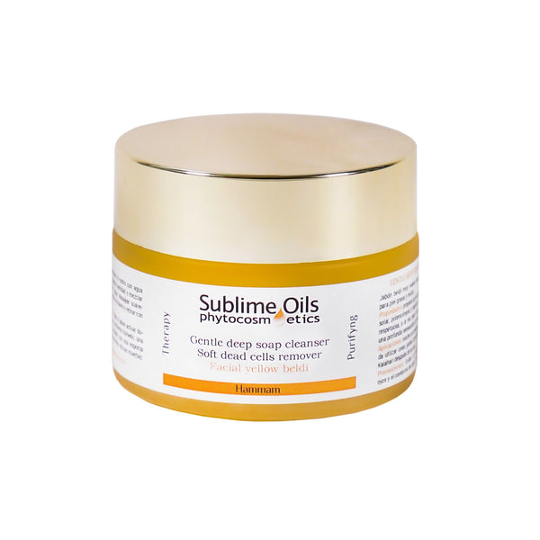 Yellow Beldi Soap - Jabón suave de limpieza - Sublime Oils - La Crème Orgànics