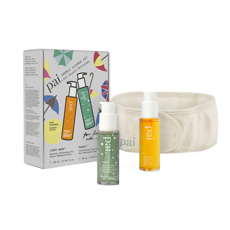 Double Cleanse Kit (Kit doble limpieza + diadema) - PAI Skincare