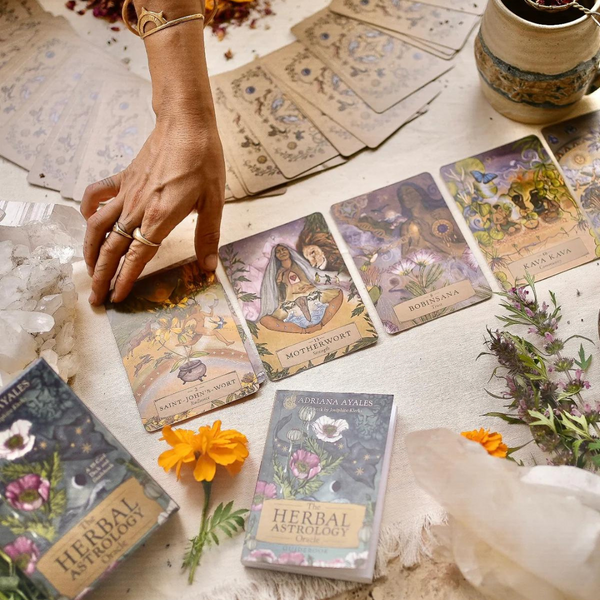 Herbal Astrology Oracle 55 Cartas + libro explicativo (en inglés) - Anima Mundi