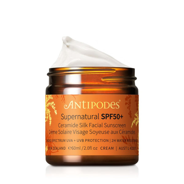 Supernatural SPF50 Ceramide Silk Facial Sunscreen - Antípodes