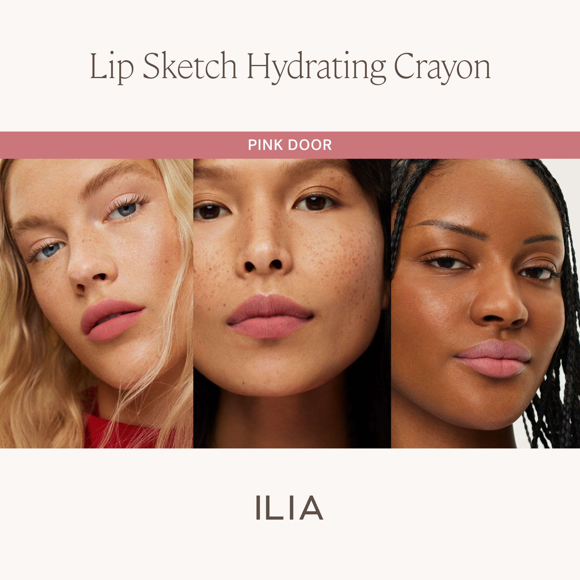 Lip Sketch Hydrating Crayon - Tono Pink Door - ILIA Beauty