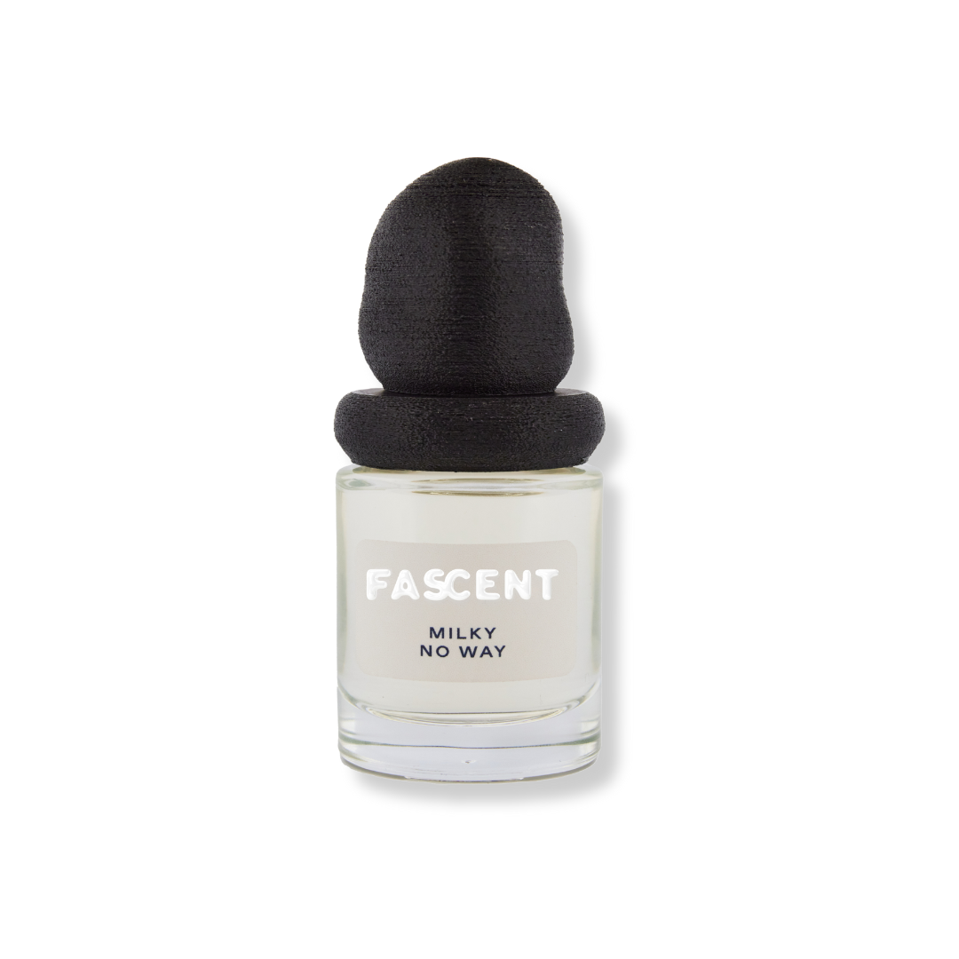 Fragancia Milky No Way de Fascent. Frasco de perfume Milky No Way con tapa negra. Perfume perfecto para ocasiones especiales.