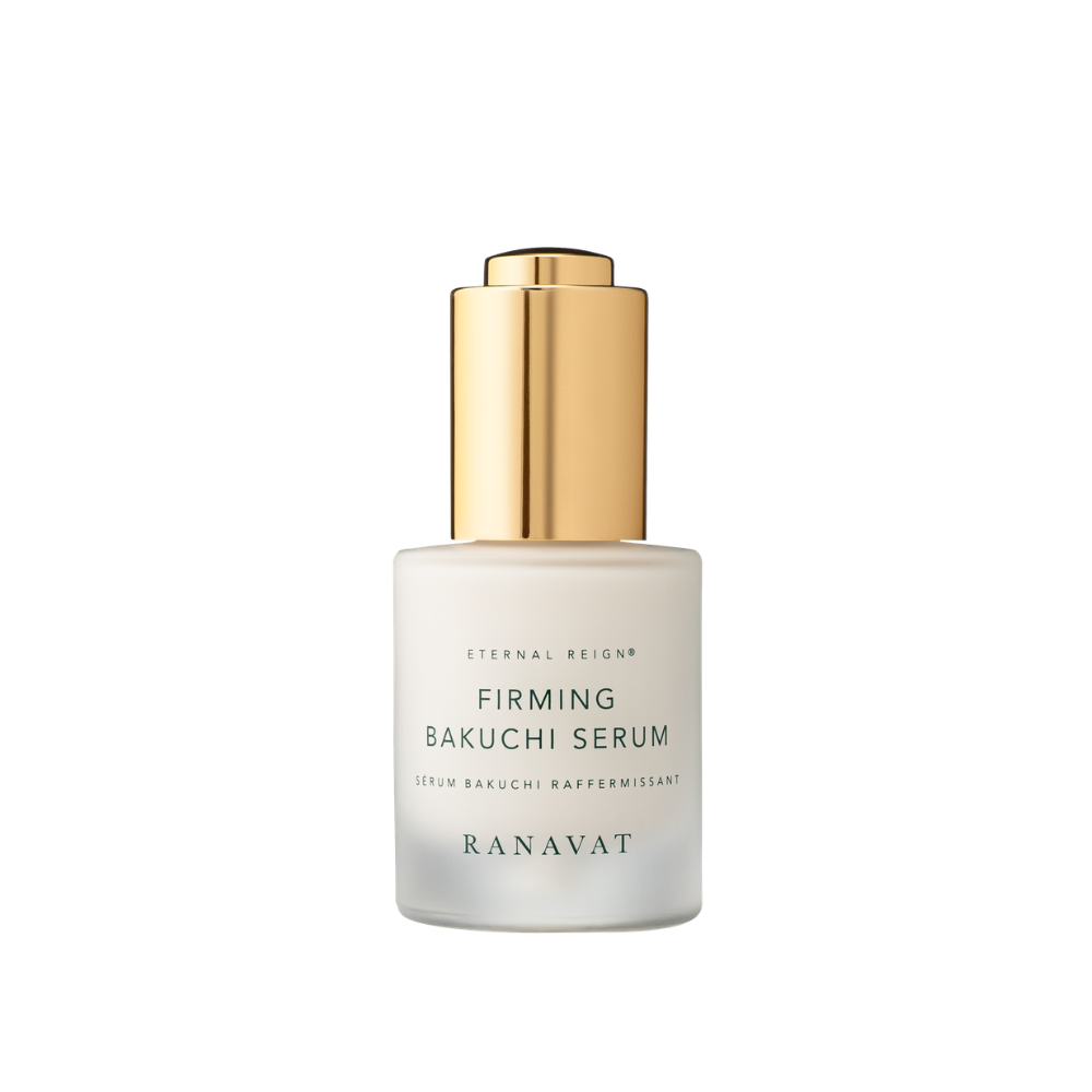 Firming Bakuchi Serum de Ranavat, sérum facial de textura ligera para una piel más firme y luminosa.