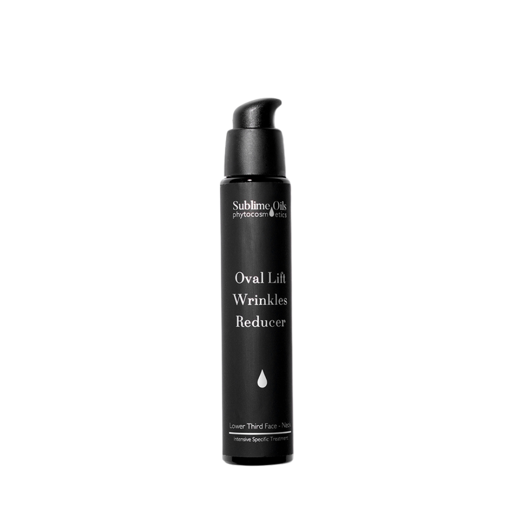 El serum Oval Lift & Wrinkles Reducer de Sublime Oils mejora firmeza, textura y luminosidad visiblemente.
