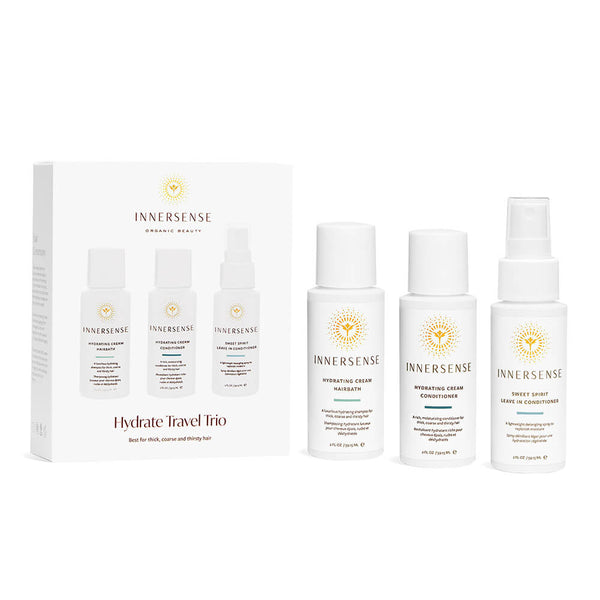 Hydrate travel trio - Trío cabello seco o rizado - Innersense Organic Beauty