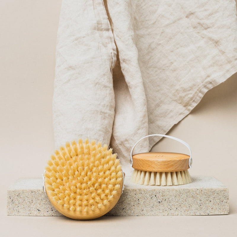 The Dry Brush - Cepillo para exfoliación en seco (dureza media) - Ruhi - La Crème Orgànics